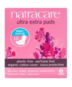 Ultra Extra Super Sanitary Napkins, 10 parts